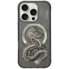 Nimmy Dragon MagSafe dėklas skirtas Apple iPhone 16 Pro Max pilkos spalvos