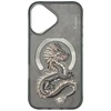 Dėklas Nimmy Dragon MagSafe skirtas Apple iPhone 16 pilkos spalvos