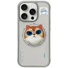 Nimmy Glasses Cool Cat MagSafe Apple iPhone 16 Pro dėklas telefonui pilkos spalvos