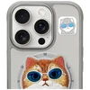 Nimmy Glasses Cool Cat MagSafe Apple iPhone 16 Pro dėklas telefonui pilkos spalvos