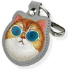 Dėklas daiktų ieškikliui Nimmy Glasses Cool Cat pilkos spalvos