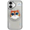 Nimmy Glasses Cool Cat MagSafe Apple iPhone 16 dėklas telefonui pilkos spalvos
