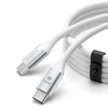 Orico CDX 100W 5A maitinimo šaltinis USB-C – USB-C 1m kabelis – baltos spalvos