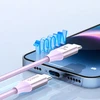 Kabelis Orico CDX 100W 5A Power Delivery USB-C – USB-C 1m – violetinės spalvos