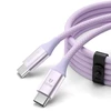 Kabelis Orico CDX 100W 5A Power Delivery USB-C – USB-C 1m – violetinės spalvos