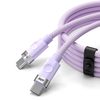 Orico CDX 60W 3A Power Delivery USB-C – USB-C 1m kabelis – violetinės spalvos