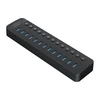 Orico CT2U3-13AB 13x USB-A 3.0 Hub with Switches – juodos spalvos