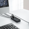 „Orico CT2U3-7AB“ 7x USB-A 3.0 šakotuvas su jungikliais – juodos spalvos