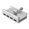 „Orico MH4PU“ šakotuvas, montuojamas ant spaustuko, 4x USB 3.0, „Sidabrinis“