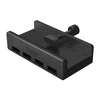 Orico MH4PU Hub Clamp-Mounted 4x USB-A 3.0 – juodos spalvos
