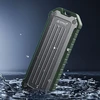 Disko dėžutė Orico OTPX-G2 M.2 NVMe/SATA SSD USB-C 3.2 – pilkos ir žalios spalvos