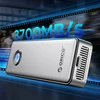 Orico OUM2-G20 M.2 NVME USB-C 3.2 20Gb/s Disk Drive – sidabro spalvos