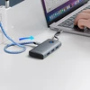 Orico PW11-6P USB-C Hub Docking Station 3x USB-A 3.0 + 1x USB-C 2.0 + 1x HDMI – pilkos spalvos
