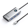 „Orico PW11-6P“ USB-C šakotuvo prijungimo stotelė, 3x USB-A 3.0 + 1x USB-C 2.0 + 1x HDMI – pilkos spalvos