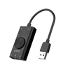 „Orico SC2“ išorinė daugiafunkcinė garso plokštė su USB-A jungtimi – juodos spalvos