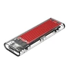 Orico TCM2-C3 M.2 NVME to USB-C 10Gb/s Disk Drive – raudonos spalvos
