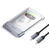 Kietasis diskas Orico TX25C3 2.5" HDD/SSD USB-C 5Gb/s Disk Drive – Transparent