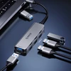Orico YSB4-U2 USB-A/USB-C šakotuvo prijungimo stotelė 2x USB-A 2.0 + 1x USB-A 3.0 + 1x USB-C 2.0 + 1x USB-C – pilkos spalvos