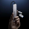 Orico YSB4-U2 USB-A/USB-C šakotuvo prijungimo stotelė 2x USB-A 2.0 + 1x USB-A 3.0 + 1x USB-C 2.0 + 1x USB-C – pilkos spalvos