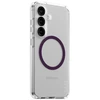 Dėklas Panzer Glass CARE by PanzerGlass Flagship Urban Combat Violetinė QI Samsung Galaxy S25 skaidrus