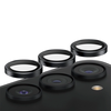 Panzer Glass Apsauginis stiklas 5D Samsung Galaxy S24 / S23 / S23+ PanzerGlass Hoops Camera Lens Protector Hoop Optic Rings 1207 juodos saplvos