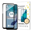 Durable Wozinsky Full Glue Apsauginis stiklas Motorola G53 Full Screen su rėmeliu – juodos spalvos