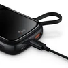 Powerbank 10000mAh 20W Baseus Qpow Pro Overseas Edition + USB C 3A kabelis - juodos spalvos