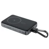 Powerbank Acefast M10 Magnetic 2x USB-C PD 30W su 15W Inductive Charging and USB-C kabelis – juodos spalvos