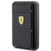 Powerbank Ferrari Metal Logo MagSafe induction 15W 10000 mAh su stovo funkionalumu - juodos spalvos