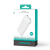 Nešiojamoji baterija „Joyroom JR-PBF12“ 10000mAh 2.4A 2x USB-A 1x USB-C - balta