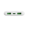 Powerbank Puro DAILY 10 PLUS 10000mAh 2x USBA / 1x USB-C 22,5W - balta