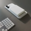 Išorinė baterija Puro „Power Mag“ 5000mAh 20W su maitinimo šaltiniu, USB-C, baltos spalvos