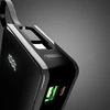 Nešiojamoji baterija SBS 20000 mAh 20W su integruotu USB-C laidu ir skaitmeniniu ekranu - juodas