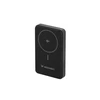 Powerbank Wozinsky WLWP-10KA0Y3S 22.5W PD Qi2 10000 mAh, su stoveliu, 1x USB-A, 1x USB-C – juodos spalvos