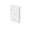 Powerbank Wozinsky WLWP-10KA0Y3WS 22.5W PD Qi2 10000 mAh, su stoveliu, 1x USB-A, 1x USB-C – baltos spalvos