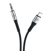 3MK AUX kabelis USB-C – 3,5 mm lizdas 1 m