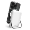 Puro 10000mAh MagSafe Wireless Power Bank su Aluminum Stand - baltos spalvos