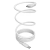 Puro Elektrik Puro Magnetic USB-C – USB-C 60 W USB 3.2 (20 Gbps) 1 m magnetinis kabelis – baltas