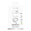 Puro Elektrik Puro Magnetic USB-C – USB-C 60 W USB 3.2 (20 Gbps) 1 m magnetinis kabelis – baltas
