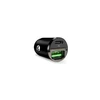 Puro Elektrik Mini mašininis greitasis kroviklis PURO 1 x UAB-A, 1 x USB-C, PD, 30W, juodas / FCMCHUSBAC30WBLK