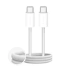 Puro Fabrik 4 240W pintas USB-C – USB-C 1m kabelis – baltos spalvos
