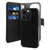 SBS Puro Wallet Detachable MagSafe 2in1 PU Leather with Flap and Wallet Apple iPhone 14 Pro Max – dėklas telefonui juodos spalvos