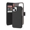 SBS Puro Wallet Detachable MagSafe 2in1 PU Leather with Flap and Wallet Apple iPhone 15 - dėklas telefonui juodos spalvos