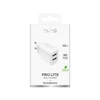 Puro PROLITE 10W 2x USB-A laidinis įkroviklis - baltos spalvos