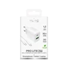 Puro PROLITE 30W USB-A / USB-C wall charger + USB-C – USB-C cable 1.2m – baltos spalvos
