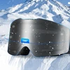 Qunature Juodas Frameless Ski Goggles – Juodas