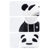 Qunature Panda Ski Balaclava for Kids/Adults Size L - Juodas/Baltas