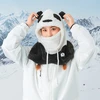 Qunature Panda Ski Balaclava for Kids/Adults Size M - Juodas/Baltas