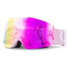Qunature Rožinė Frameless Ski Goggles – Rožinė