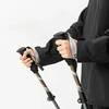 Qunature Nordic Walking Trekking Pole Aluminum 110 – 130 cm 1 pc. – rudos spalvos